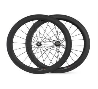 Hot sale cheaper YOUNGFANBIKE 700c 60MM Carbon clincher wheelset width 23mm for
