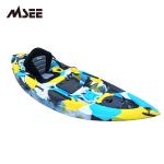 Swivel Sea Fishing Kayak LLDPE Materials Black Bungee Rod Holders