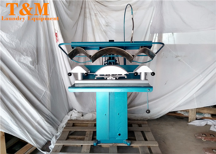 Low Heat Loss Commercial Laundry Press Machine For Collar Cuff Yoke Japan