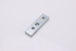 Q235 Steel Metal Plate With Three Threaded Hole M8