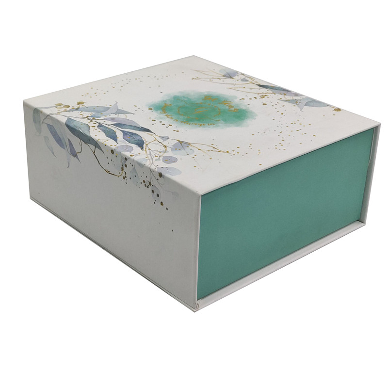 Customized Matt/Glossy Laminated Clamshell Magnetic Gift Box for Luxury Packaging