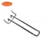 Euro Prong Peg Board Metal Display Hook Customized Logo