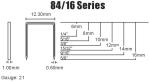 8416 series golden color furniture staples 21ga galvanized wire sofa staples