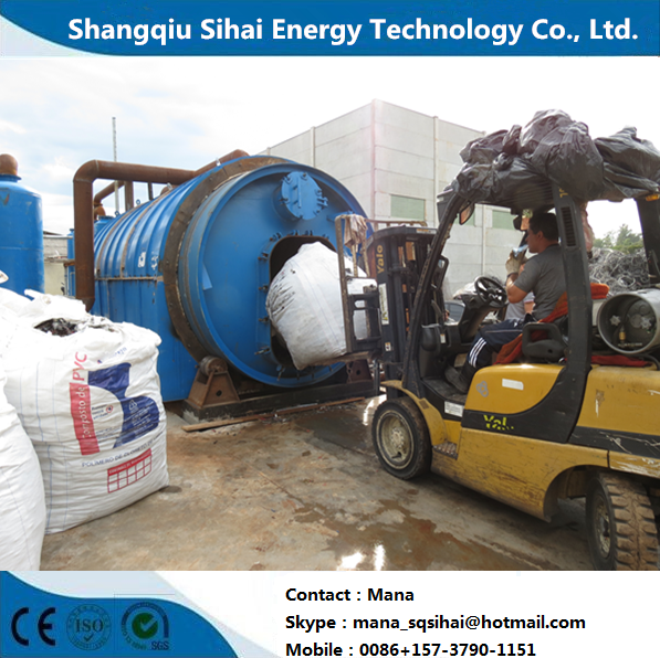 Waste Plastic Pyrolysis Machine with High Oil Output and User-friendly Control Panel