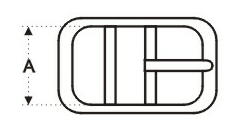 DP-146Z Zinc Alloy Die Casting Bag Belt Strap Metal Buckle Pin Buckles Belt Buckles