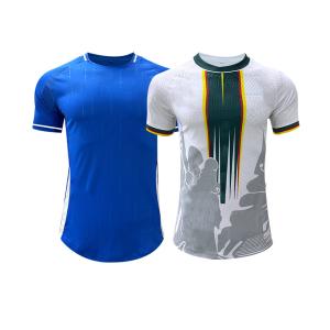 Quality 100% Polyester African Cup Jerseys S-2XL White / Red / Green / Yellow Color wholesale