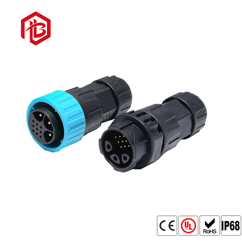 new energy A25 blue self-locking series waterproof aviation press type connector