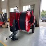 Red Color Durable Diesel Max 2x40KN Overhad Line Strinnging Equipment