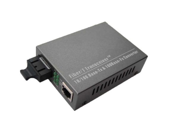 Outdoor Multi Port Transition Networks Media Converter Cat5 To Fiber Optic
