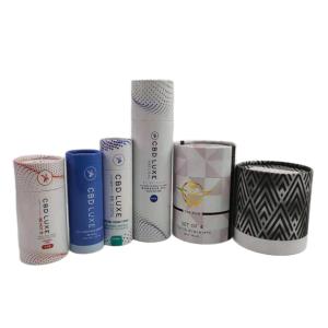 Quality Personalized Tube Packaging Box Recyclable Paper Tube For Cosmetics Bottles wholesale