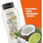Itch Relief Pet Care Shampoo For Dogs Oatmeal Formula With Coconut Lime Verbena