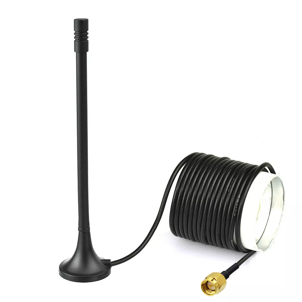 Rubber Duck Omni 900/1800 MHZ GSM Antenna 56g Weight High Gain With Magnetic Base