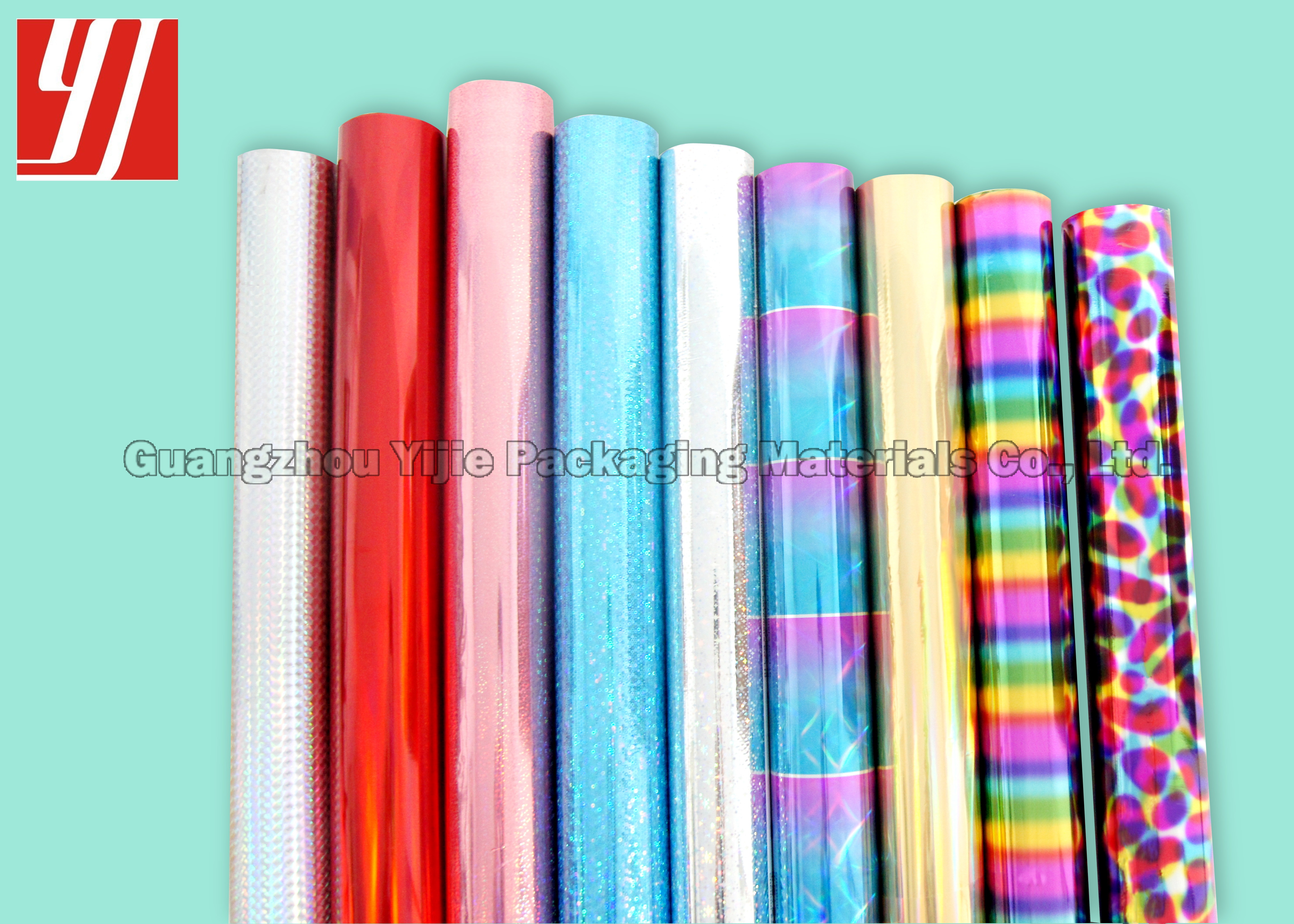 0.64m Laser Foil Roll For Rough Paper Varnish Beer Label Chocolate Packing
