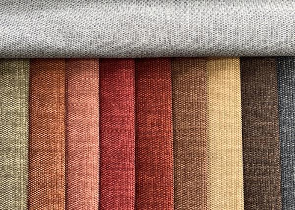100% Polyester Suede Sofa Fabric Red Suede Upholstery Fabric