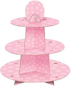Quality Polka Dot Paper Cupcake Stand wholesale