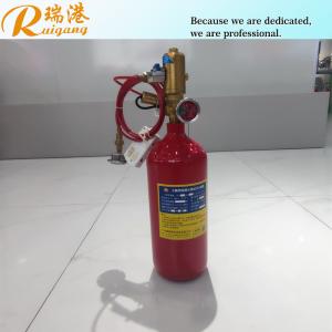 Quality RUIGANG Automatic Fire Suppression Tube Red Cylinder 3kg FM200 Capacity 3-5s Response Time 2.5MPa Storage wholesale