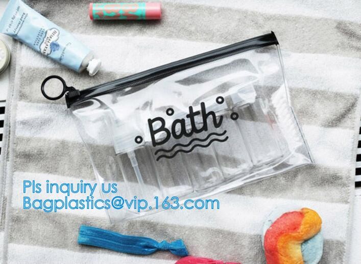 underwear packing slider zipper bags with hanger, Cosmetic k clear bubble bags, Manufacturer Clear Vinyl Slider Ba