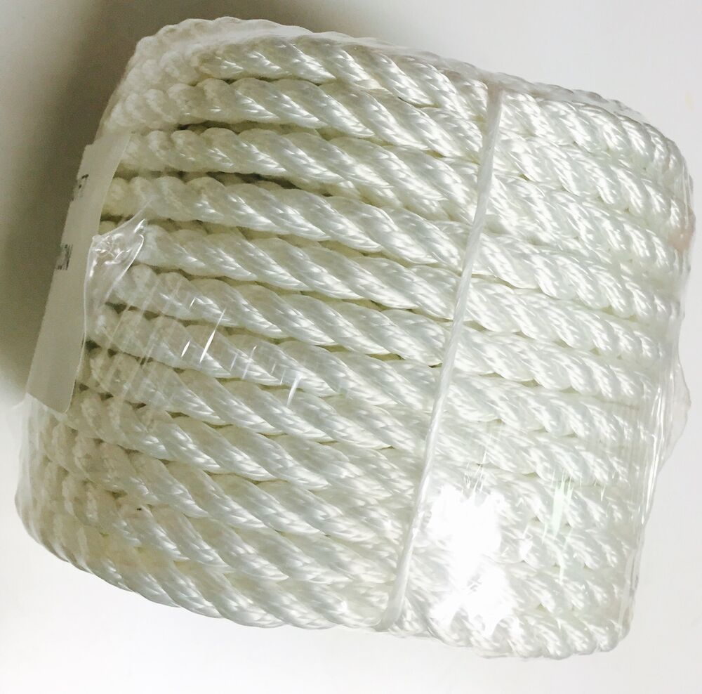 Custom 3ply Twisted Polyester Fabric Marine Mooring Rope for Multipurpose Applications