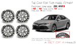 OEM Alloy Replica Machined Wheel Rim 75221A For 18-22 Toyota Camry