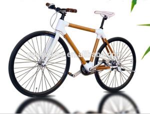 Quality 26&quot; Fixed Gear Aluminum Bamboo Mountain Bike wholesale