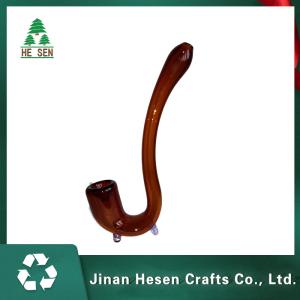 Quality 145g 9 Inch Glass Hand Pipe For Dry Herb Smoking wholesale