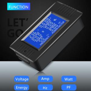 10A LCD Display Ac Digital Ammeter CE FCC Certification