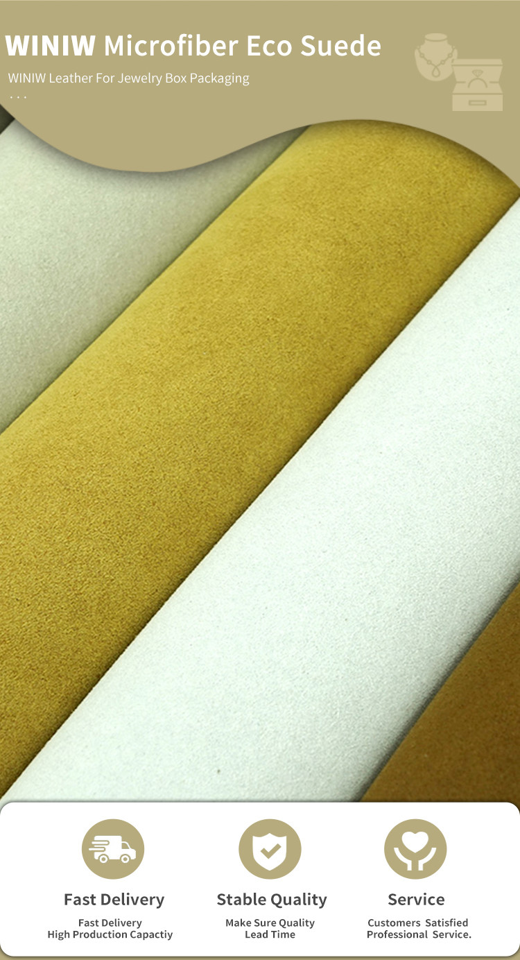  Stain Resistant Micro Suede Leather For Jewelry Box