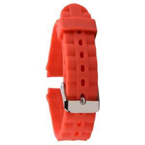 Quality 20x18mm Silicone Rubber Watch Strap Bands Breathable Red Color wholesale