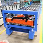 Color steel 15-20m/min roof panel roll forming machine fully automatic 0.3-0.8mm