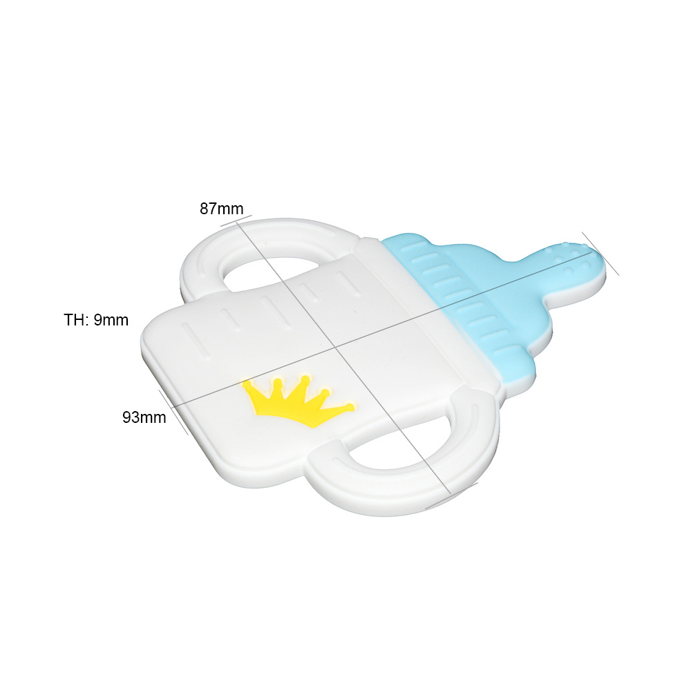 BPA Free Silicone Teething Toy 0 To 24 Months Pacifier For Breastfed Newborn
