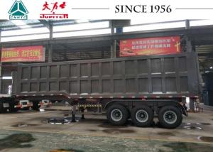Quality Heavy Duty Semi Dump Trailers , Tri Axle Tipping Trailer With Hvya Lifting wholesale
