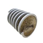 Copper Wire Burring Cleaning Spiral Wire Brush Cylindrical Roller