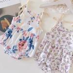 In Stock Summer High Quality Cute Soft Toddler Clothes Baby Girl Sleeveless