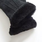 Double Face Leather Winter Gloves Hand Sewn 100% sheepskin gloves