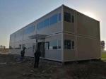 Steel Frame Modified Shipping Containers / Painting Steel Container Homes