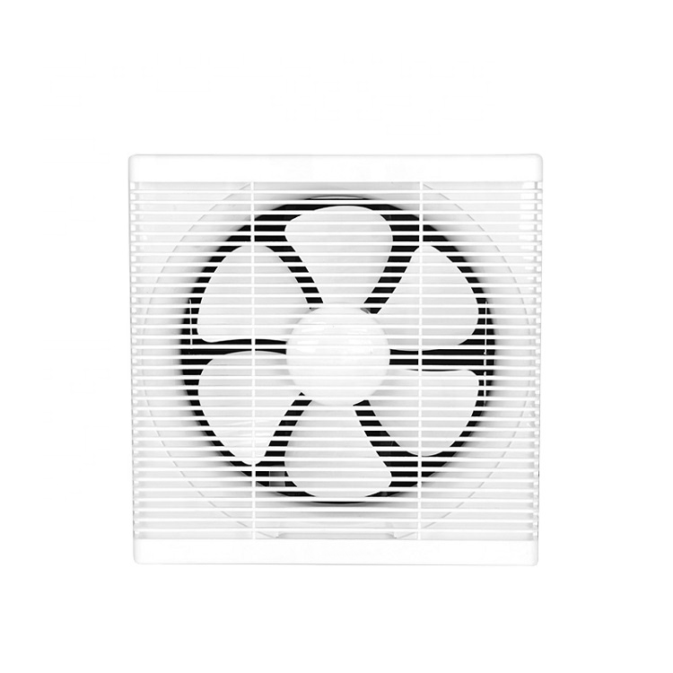 Plastic Square Wall Mounted Bathroom Extractor Fan with Protecting Net Voltage 240V