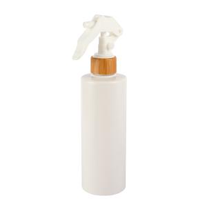 Quality 100ml 150ml 200ml Cosmetic Spray Bottle PET Natural Bamboo Trigger Spray Bottle For Perfume wholesale