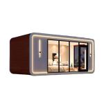 Traditional Prefab Apple Cabin Customize Prefabricated House Durable Steel Frame