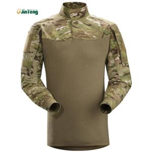 Quality Camouflage Customized color Military tactical combat shirt Frog Suit wholesale