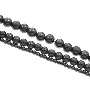 Quality Natural Black Magnetic Hematite Jewelry , Magnetic Necklace Jewelry Permanent Type wholesale