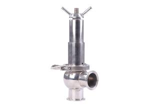 Quality Adjustable Tri Clover Hygienic Pressure Relief Valve 2.8 PSI To 43.5 PSI wholesale