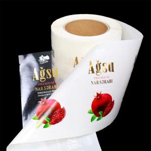Quality Packaging Gold Foil Stickers Personalized Transparent Adhesive Label wholesale
