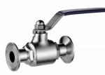 Clamp Ends Sanitary Ball Valves , 2 Inch Ball Valve For Hygienic Industry