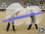 Customized Popular Clear TPU Bubble Ball Football Hand Printing