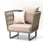 New design outdoor furniture customized garden patio sofa set rope leisure sofa