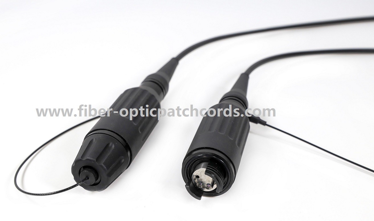 Collimating Lens Military Waterproof Optical Fiber Cable Expanded Beam Connector To SC