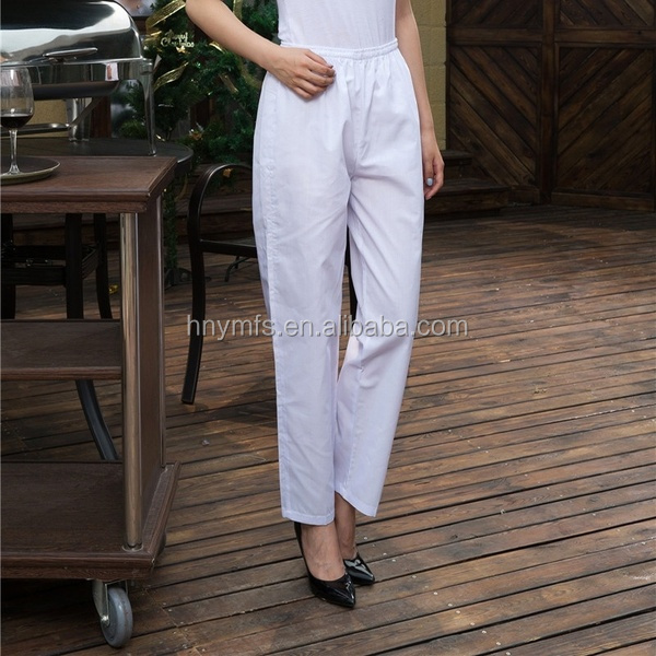 Top Quality Custom Design Workwear Chefs Clothing Chef Pants for women