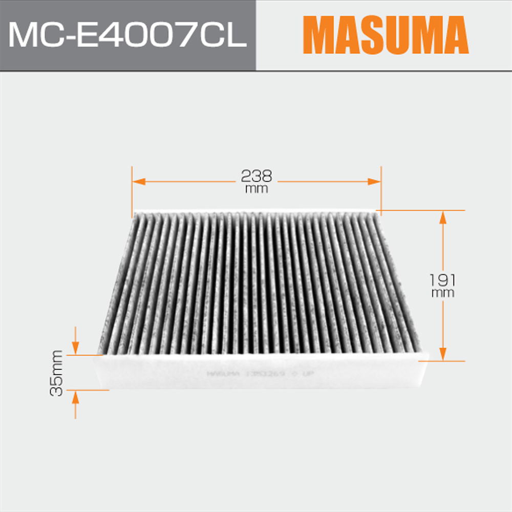 MC-E4007CL MASUMA Cabin Air Filter 1713178 1204459 1585216 1227741 for FORD FIESTA