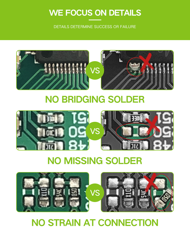SMT factory Professional Custom High Frequency Fr4 PCBA HDI Assembly PCBA