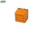 225296 12V 40A Waterproof 4Pin Automotive Relay Orange Cover For Car / Truck